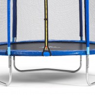 Батут DFC Trampoline Fitness с сеткой 8ft, синий